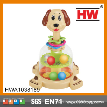 Cartoon Dog Rotate With Ball For Baby Brain Development Toys